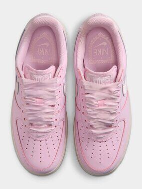 NWT Nike Air Force 1 Coquette Lace Pink with Satin Laces